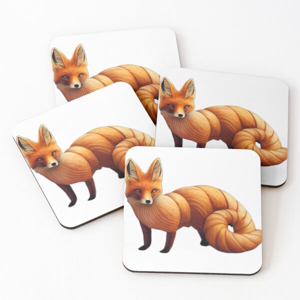Item preview, Croissant Fox designed and sold by Paint-of-Heart.