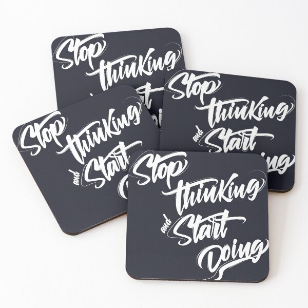 Item preview, Stop thinking and start doing INSPIRATION  designed and sold by Makanahele.