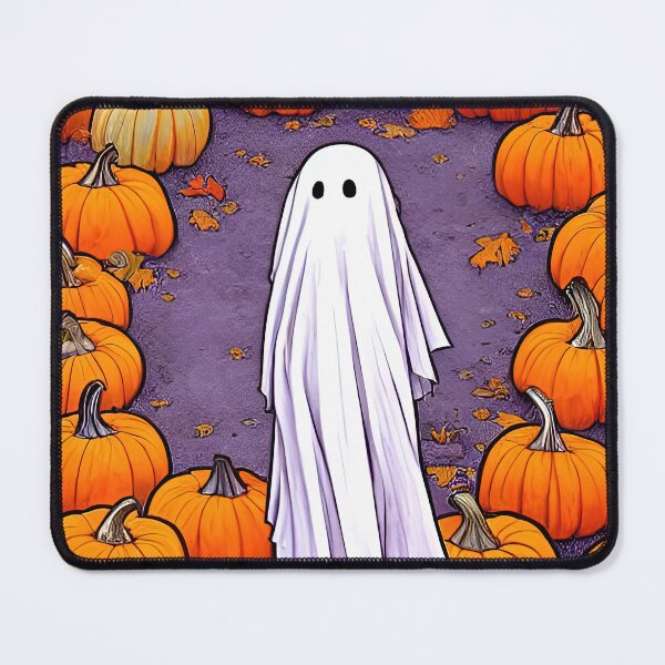 Item preview, Ghost in a pumpkin patch designed and sold by MoriMoratorium.