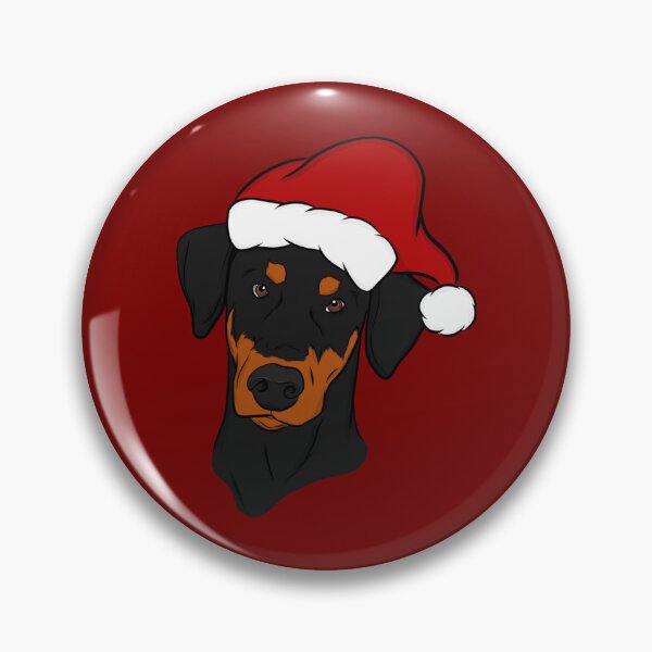 Item preview, Black and Tan Doberman - Merry Christmas    designed and sold by AtmosApparel.