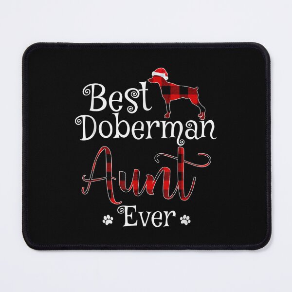 Item preview, Best Doberman Aunt Ever plaid Christmas Gift designed and sold by AtmosApparel.