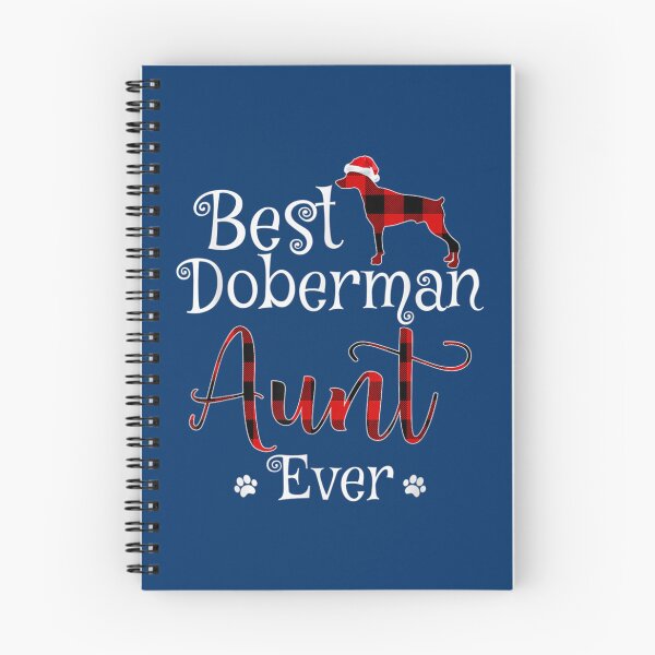 Item preview, Best Doberman Aunt Ever plaid Christmas Gift   designed and sold by AtmosApparel.