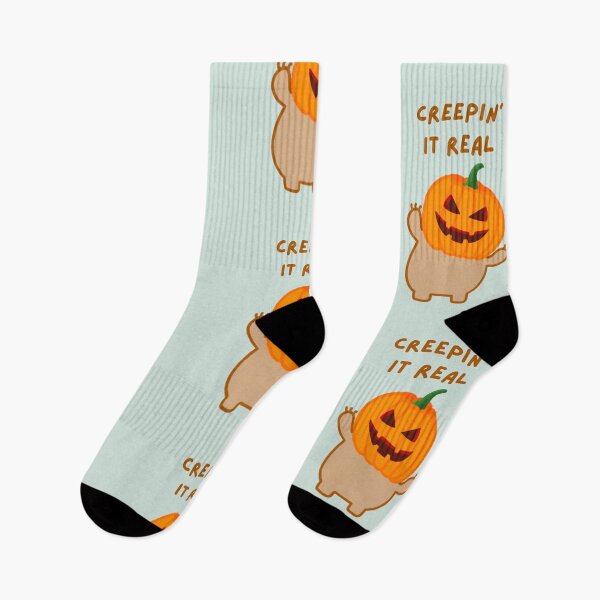 Item preview, Keeping It Real Halloween Pumpkin Head Sloth designed and sold by theslothinme.