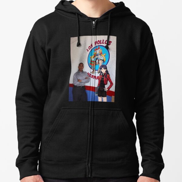 Misato et Gus Fring Veste zippée à capuche