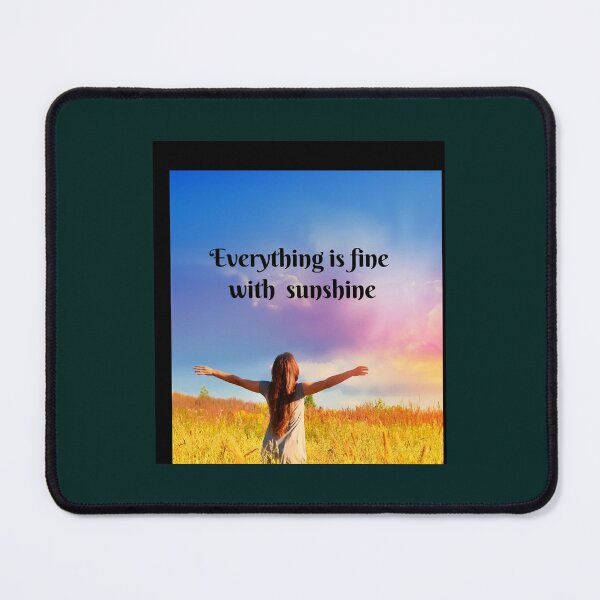 Item preview, Everything is fine with sunshine  Summmer quotes and sayings  Gifts for summer lovers Sleeveless (2) designed and sold by NoahQuestDesign.