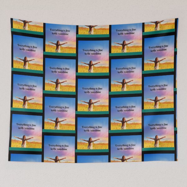 Item preview, Everything is fine with sunshine  Summmer quotes and sayings  Gifts for summer lovers Sleeveless (2) designed and sold by NoahQuestDesign.