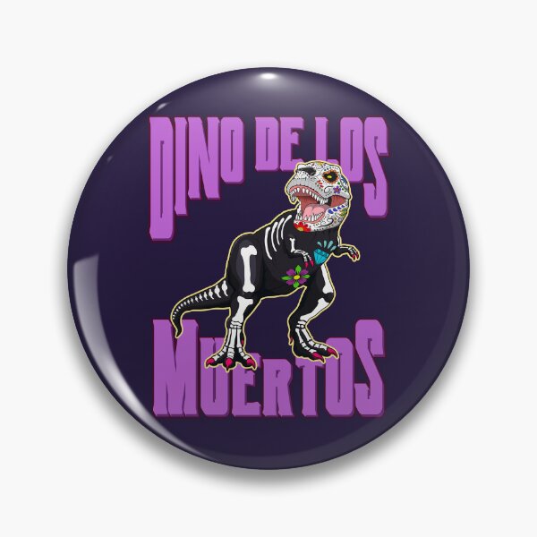 Item preview, Dino De Los Muertos Day of Dead Sugar Skull T-Rex Halloween Dinosaur designed and sold by Rongway76.