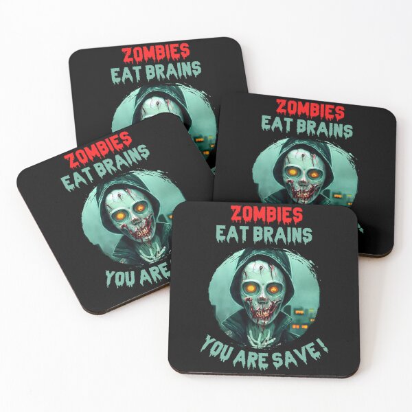 Item preview, Zombies eat Brains, You are Safe - Zombie Teenager designed and sold by Georgy09.
