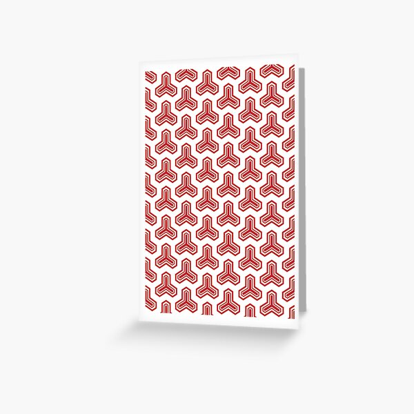 arrow in red Greeting Card