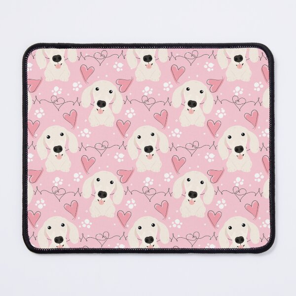 Item preview, LOVE White Cream Dachshund Sausage Dog designed and sold by Lulupainting.