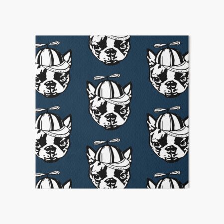 Item preview, Boston Terrier - Buddha series: twirly cap silly dog #bostonterrier designed and sold by smooshfaceutd.