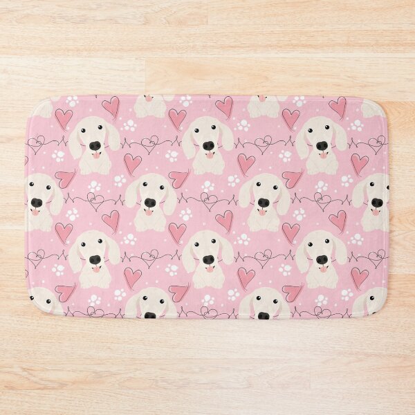 Item preview, LOVE White Cream Dachshund Sausage Dog designed and sold by Lulupainting.