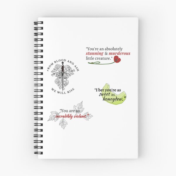 Item preview, From Blood and Ash Quotes     designed and sold by ArnoldBrian.