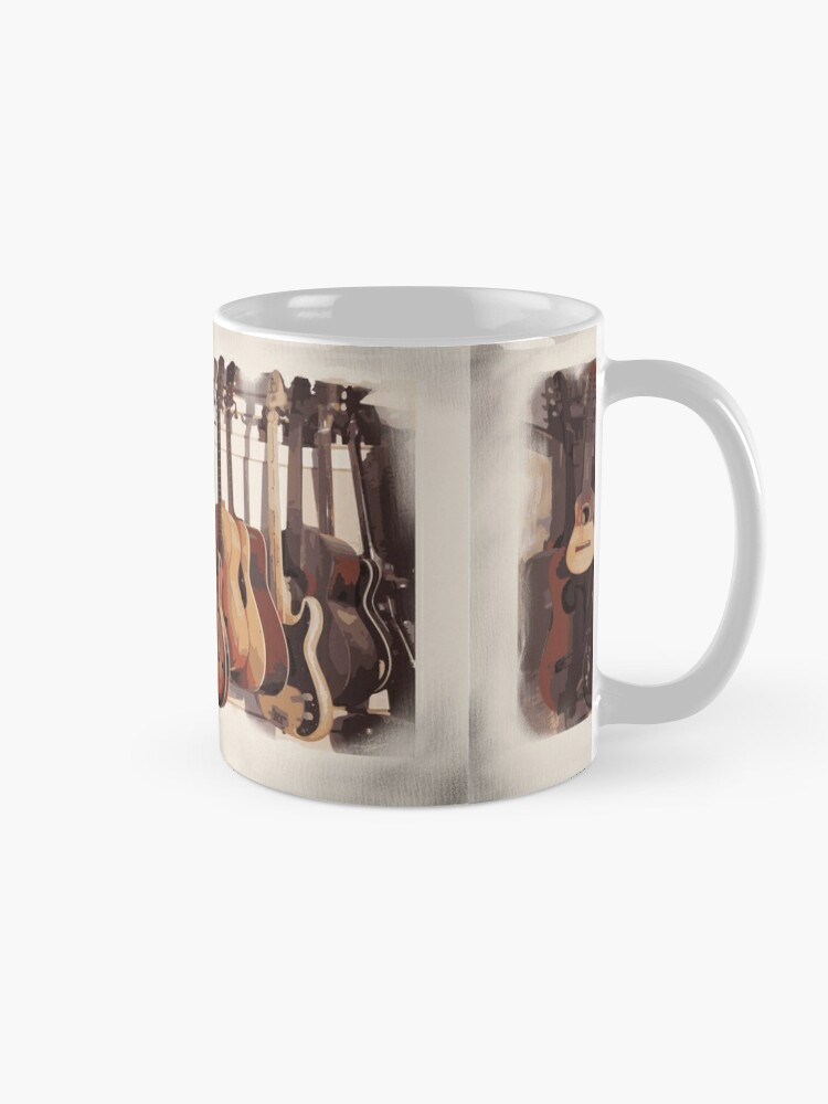 Electric Guitar Coffee Mug  Lightweight Ceramic Coffee Mug