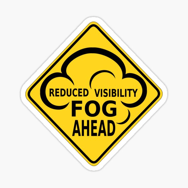 fog sing Sticker