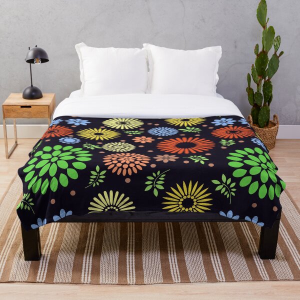 Item preview, Papel pintado floral negro designed and sold by MazingPatterns.
