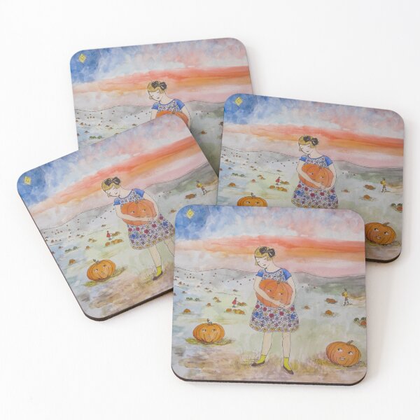 Item preview, The Pumpkin Patch Watercolor designed and sold by TurnipWilson.