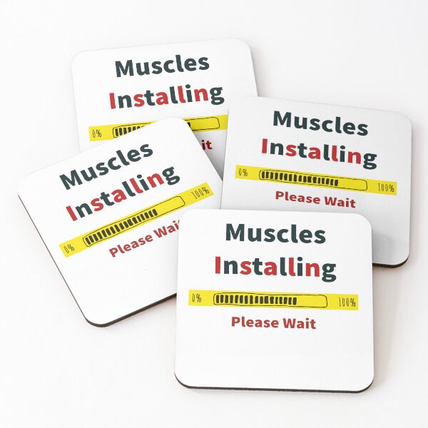 Item preview, Muscles Installing designed and sold by lambaamit.