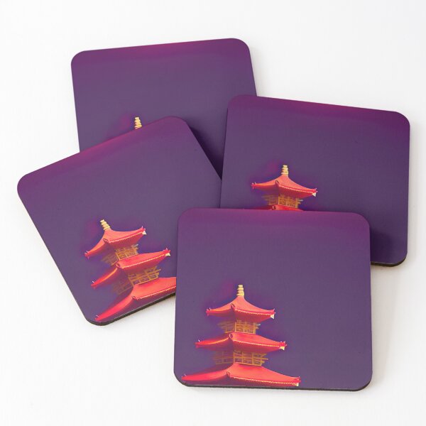 Item preview, Pagoda at Midnight designed and sold by Dragons-Hoard.