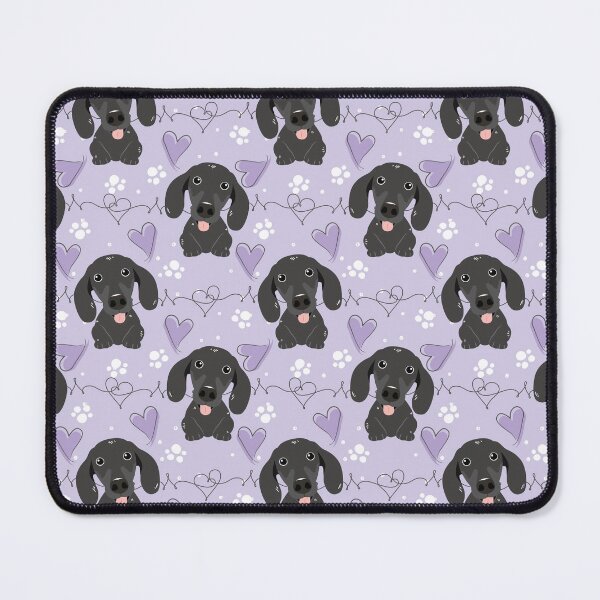 Item preview, LOVE Black Dachshund Sausage Dog designed and sold by Lulupainting.