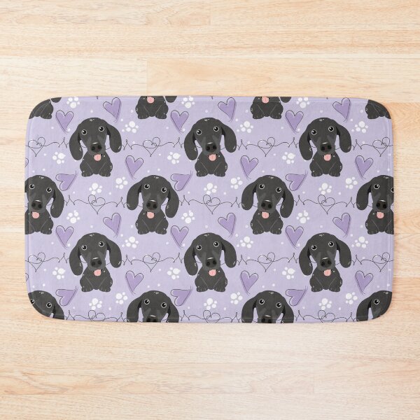 Item preview, LOVE Black Dachshund Sausage Dog designed and sold by Lulupainting.