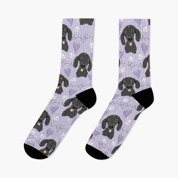 Item preview, LOVE Black Dachshund Sausage Dog designed and sold by Lulupainting.