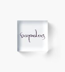 vape Acrylic Block