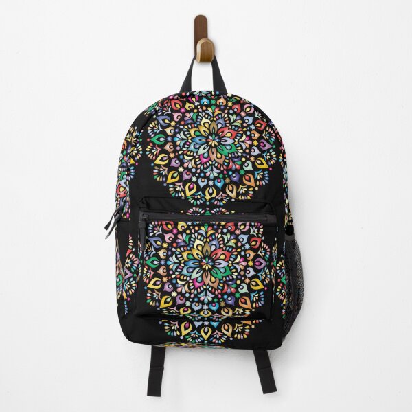 Item preview, Abstract Colorful Mandala Circular Beveled Pattern designed and sold by Siela.