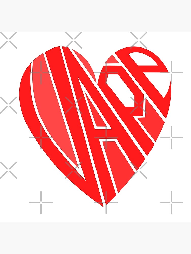 vape hart" Art Board Print for Sale by moonmorph | Redbubble
