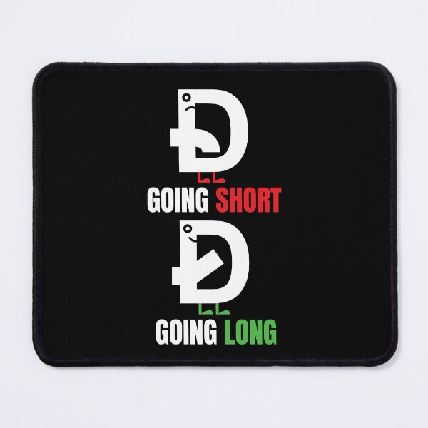 Item preview, Funny Doge Meme Going Short and Going Long Doge Coin Crypto D Logo Joke designed and sold by doseofwin.