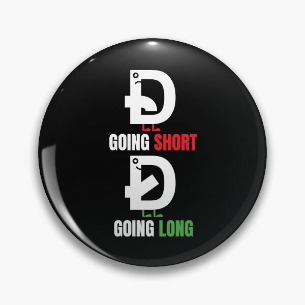 Item preview, Funny Doge Meme Going Short and Going Long Doge Coin Crypto D Logo Joke designed and sold by doseofwin.