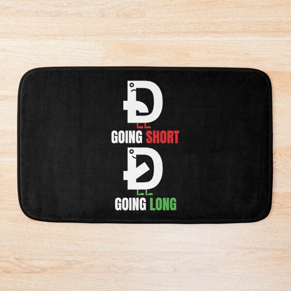 Item preview, Funny Doge Meme Going Short and Going Long Doge Coin Crypto D Logo Joke designed and sold by doseofwin.