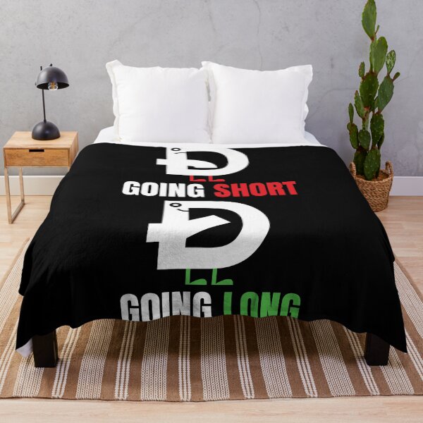 Item preview, Funny Doge Meme Going Short and Going Long Doge Coin Crypto D Logo Joke designed and sold by doseofwin.