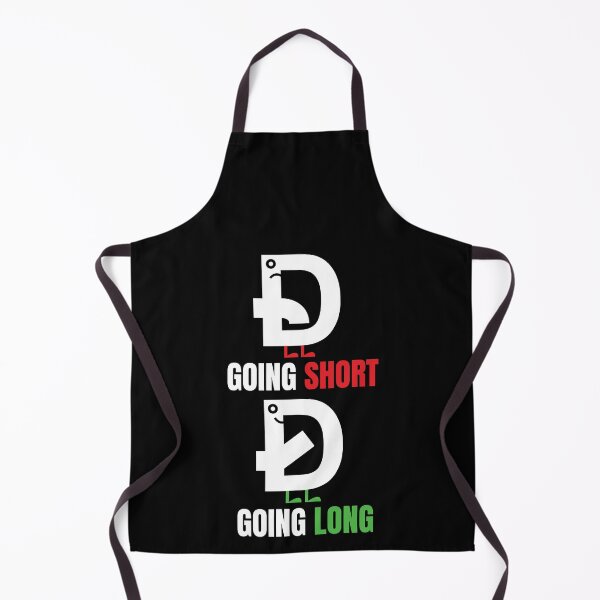 Item preview, Funny Doge Meme Going Short and Going Long Doge Coin Crypto D Logo Joke designed and sold by doseofwin.
