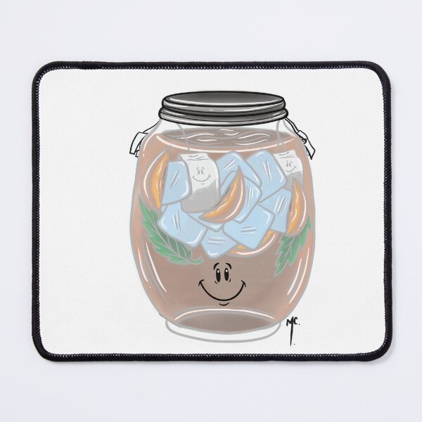 Item preview, Peach tea buddy with his tea bag buds designed and sold by MichelleCrystal.
