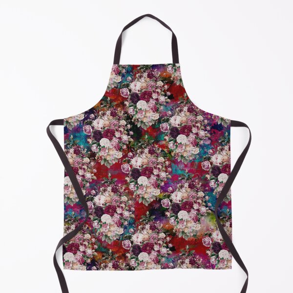 Item preview, Flowers in a diamond floral pattern, decorative pattern, modern design, flowers repeat pattern, turquoise red floral   designed and sold by ZeinabTaha.