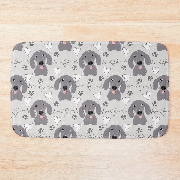 Item preview, LOVE Blue Dachshund Sausage Dog designed and sold by Lulupainting.