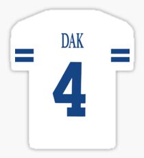 Dak Prescott Jersey Sticker