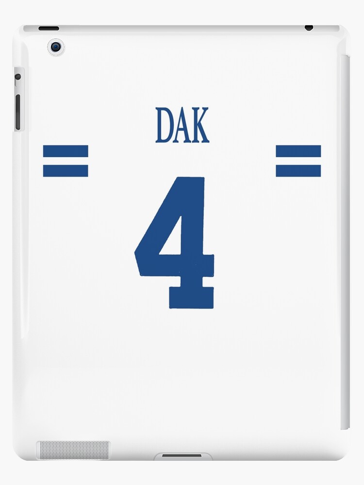 Dak Prescott Jersey Blue Framed Art Print for Sale by Tate Breeland