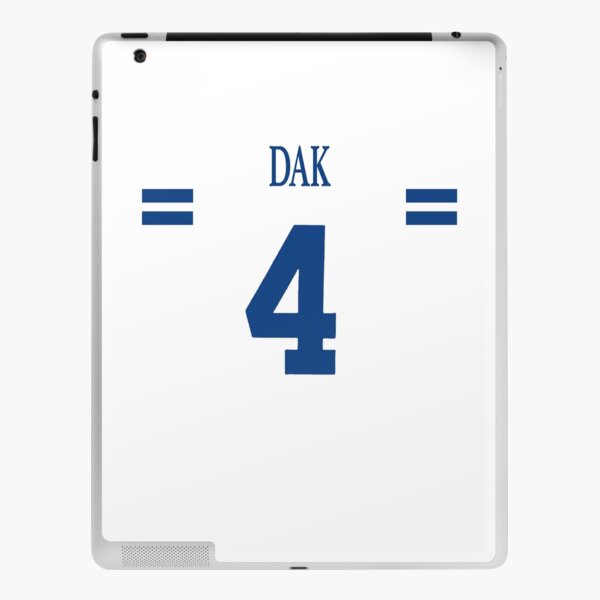 Dak Prescott Jersey Blue Sticker for Sale by Tate Breeland