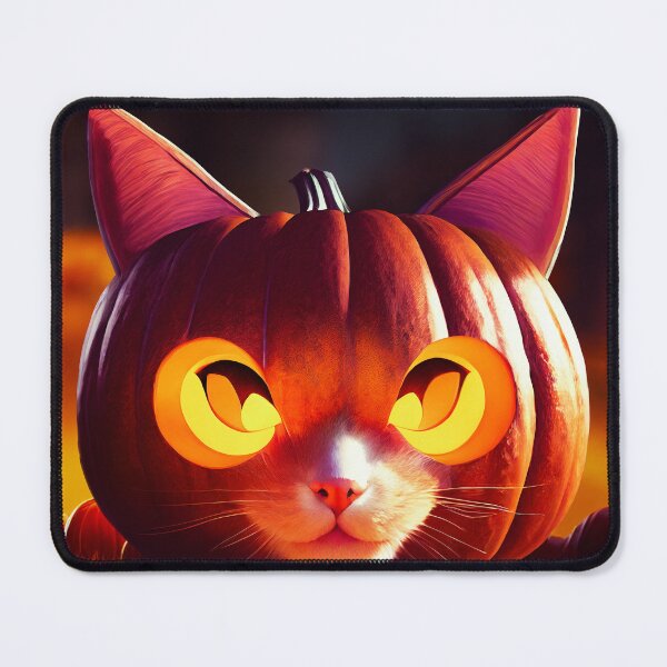 Item preview, Halloween Pumpkin Cat 1 designed and sold by lematworks.