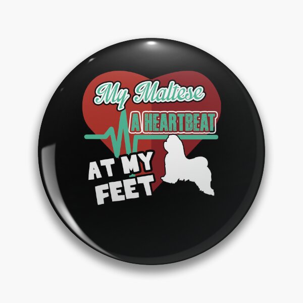 Item preview, My Maltese A Heartbeat At My Feet designed and sold by UnknownArtistt.