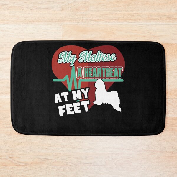 Item preview, My Maltese A Heartbeat At My Feet designed and sold by UnknownArtistt.