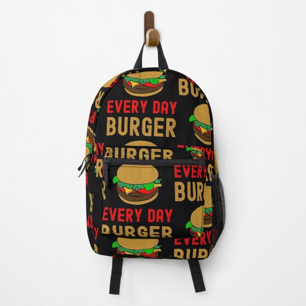 Item preview, Burger every day - fast food love color designed and sold by VitoTDesign.