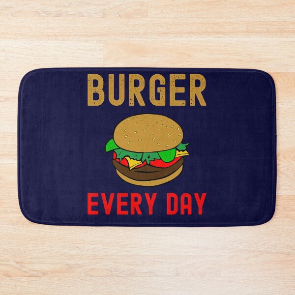 Item preview, Burger every day - fast food love color designed and sold by VitoTDesign.