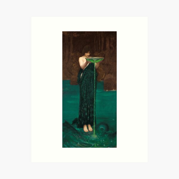 Item preview, Circe Invidiosa by John William Waterhouse, 1892 designed and sold by Vintage Wall Art.