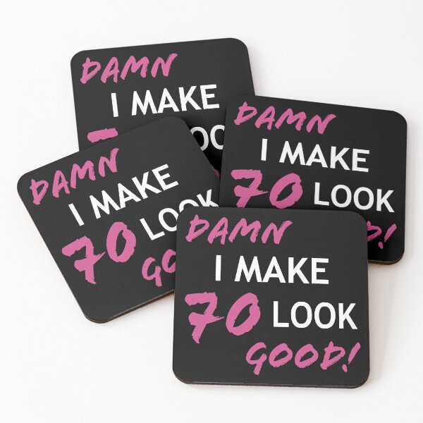 Item preview, Funny 70th Birthday Looks Good designed and sold by thepixelgarden.