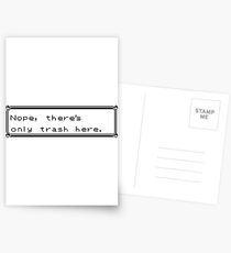 Only Trash Here Postcards