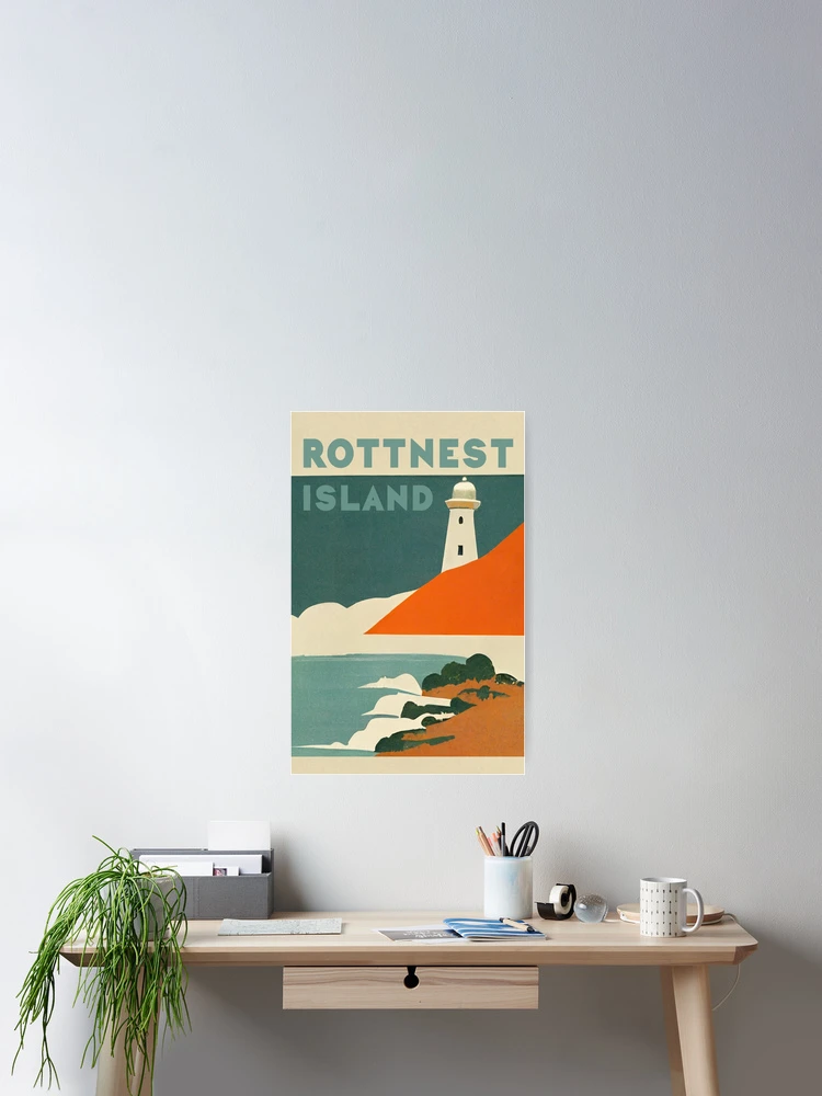 Imagen 2 de 3, Póster con la obra Isla Rottnest, diseñada y vendida por splode.