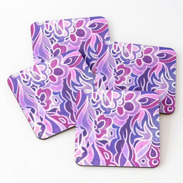 Item preview, Bold Pink-y Purple Abstract Shapes designed and sold by Alaina Perry.